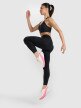 Damskie legginsy treningowe 4F 4FWAW25TFTIF364 - czarne