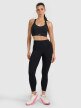 4F Damskie legginsy treningowe 4F 4FWAW25TFTIF364  czarne Czarny