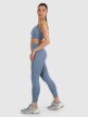Damskie legginsy treningowe 4F 4FWAW25TFTIF364 - niebieskie