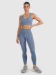 Damskie legginsy treningowe 4F 4FWAW25TFTIF364 - niebieskie