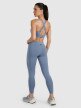 Damskie legginsy treningowe 4F 4FWAW25TFTIF364 - niebieskie