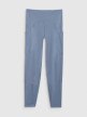 Damskie legginsy treningowe 4F 4FWAW25TFTIF364 - niebieskie