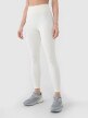 Damskie legginsy treningowe 4F 4FWSS25TFTIF380 - białe