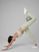 mini: Damskie legginsy treningowe 4F 4FWSS26TFTIF399 - zielone (5)
