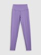 mini: Damskie legginsy treningowe 4F 4FWSS26TFTIF418 - fioletowe (9)