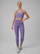  4F Damskie legginsy treningowe 4F 4FWSS26TFTIF418  fioletowe Fioletowy