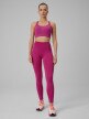 mini: Damskie legginsy treningowe 4F 4FWSS26TFTIF418 - różowe (7)