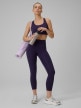 mini: Damskie legginsy treningowe 4F 4FWSS26TFTIF419 - fioletowe (1)