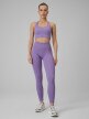 mini: Damskie legginsy treningowe 4F 4FWSS26TFTIF420 - fioletowe (6)