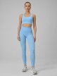 mini: Damskie legginsy treningowe 4F 4FWSS26TFTIF420 - niebieskie (6)
