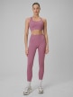  4F Damskie legginsy treningowe 4F 4FWSS26TFTIF420  różowe Różowy