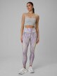 mini: Damskie legginsy treningowe 4F 4FWSS26TFTIF454 - fioletowe (5)
