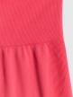 mini: Damskie legginsy treningowe 4F 4FWSS26TFTIF457 - koralowe (10)