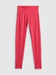 mini: Damskie legginsy treningowe 4F 4FWSS26TFTIF457 - koralowe (9)