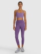  4F Damskie legginsy treningowe 7/8 4F 4FWAW25TFTIF361  fioletowe Fioletowy