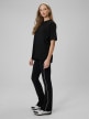 mini: Damskie legginsy z rozszerzanymi nogawkami 4F 4FWSS26TTIGF260 - czarne (3)