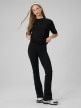 mini: Damskie legginsy z rozszerzanymi nogawkami 4F 4FWSS26TTIGF260 - czarne (1)