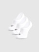 4F Damskie skarpetki stopki (3pak) 4F 4FWMM00USOCF473  białe Biały