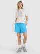 4F Damskie spodenki casual 4F 4FRSS25TSHOF750  niebieskie Niebieski
