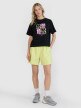 4F Damskie spodenki casual 4F 4FRSS25TSHOF750  żółte Zółty