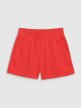 Damskie spodenki dresowe 4F 4FWMM00TSHOF542 - czerwone