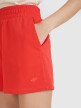 Damskie spodenki dresowe 4F 4FWMM00TSHOF542 - czerwone
