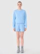 Damskie spodenki dresowe 4F 4FWMM00TSHOF542 - niebieskie