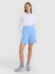 4F Damskie spodenki dresowe 4F 4FWMM00TSHOF771  niebieskie Denim