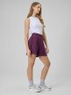mini: Damskie spodenki dresowe 4F 4FWSS26TSHOF707 - fioletowe (3)