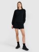 Damskie spodenki dresowe czarne 4F 4FWMM00TSHOF704 - czarne