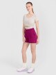 Damskie spodenki dresowe czarne 4F 4FWMM00TSHOF704 - fioletowe