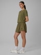 mini: Damskie spodenki treningowe 4F 4FWSS26TFSHF1295 - khaki (3)