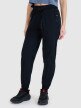 Damskie spodnie casual 4F 4FWSS25TTROF1002 - czarne