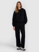 mini: Damskie spodnie dresowe 4F 4FRAW25TTROF1669 - czarne (1)