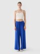 Damskie spodnie dresowe 4F 4FRSS24TTROF1331 - niebieskie