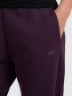 mini: Damskie spodnie dresowe 4F 4FWAW25TTROF1197 - fioletowe (4)