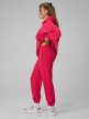 mini: Damskie spodnie dresowe joggery 4F 4FRSS26TTROF1724 - czerwone (3)
