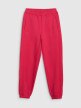 mini: Damskie spodnie dresowe joggery 4F 4FRSS26TTROF1724 - czerwone (8)