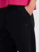 mini: Damskie spodnie dresowe joggery 4F 4FWAW25TTROF1205 - czarne (4)