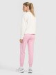 mini: Damskie spodnie dresowe joggery 4F 4FWMM00TTROF0945 - różowe (6)