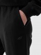Damskie spodnie dresowe joggery 4F 4FWMM00TTROF1138 - czarne 