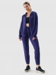 4F Damskie spodnie dresowe joggery 4F 4FWMM00TTROF1138  granatowe Granatowy