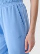 Damskie spodnie dresowe joggery 4F 4FWMM00TTROF1138 - niebieskie 