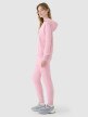 mini: Damskie spodnie dresowe joggery 4F 4FWMM00TTROF1386 - różowe (3)