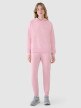  4F Damskie spodnie dresowe joggery 4F 4FWMM00TTROF1386  różowe Różowy