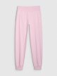 mini: Damskie spodnie dresowe joggery 4F 4FWMM00TTROF1386 - różowe (6)