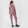 Damskie spodnie dresowe joggery 4F 4FWSS24TTROF606 - różowe