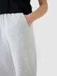 Damskie spodnie dresowe joggery 4F 4FWSS25TTROF1013 - szare