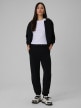 mini: Damskie spodnie dresowe joggery 4F 4FWSS26TTROF1410 - czarne (1)