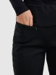 mini: Damskie spodnie narciarskie softshell 4F 4FWAW25TFTRF0942 - czarne (4)